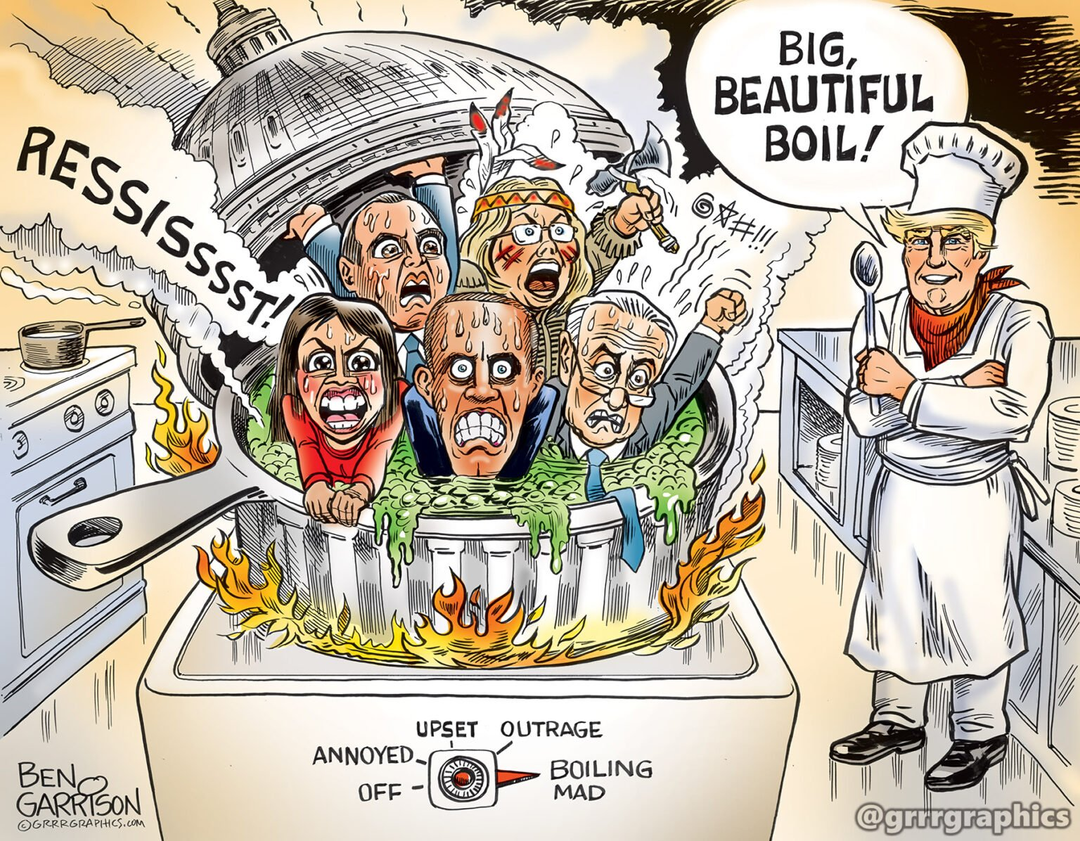 Democrats Are Boiling Mad Over The Big Beautiful Bill panel 1